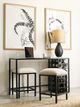 Hammary® Mackintosh 3-Piece Brown Wine Console Table Set with Black Base-2