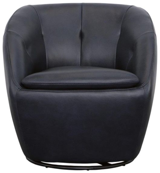 Flexsteel® Wade Midnight Swivel Chair-2