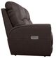 La-Z-Boy® Cassian Walnut Leather Power Reclining Loveseat with Headrest-3