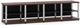 Salamander Designs® Synergy Quad 20 AV Cabinet-Dark Walnut/Aluminum-0
