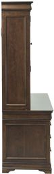 Liberty Furniture Chateau Valley Brown Cherry Junior Executive Credenza Set-2