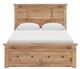 Signature Design by Ashley® Fenderport Tan 68" Queen Panel Storage Bed-2