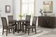 New Classic® Home Furnishings Cityscape Walnut Round Dining Table-1