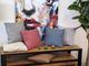 Livia Linen Blue Decorative Pillow-1