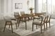 New Classic® Home Furnishings Miller 7-Piece Gray/Walnut Dining Table Set-1