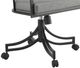 Armen Living Tibet Black/Gray Dining Arm Chair-3