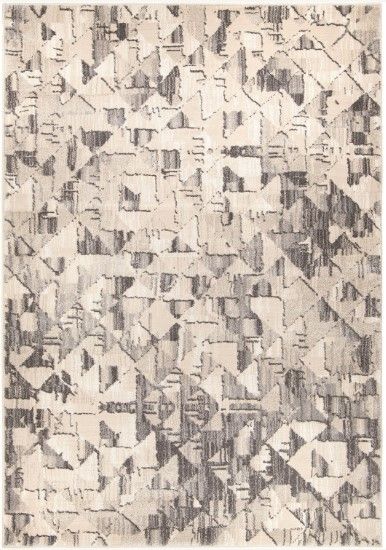 Orian Illusions Beckett Soft White 5'x8' Area Rug-0