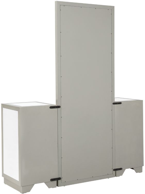 Coast2Coast Home™ Kiara 3-Piece Gold Foundry Mirrored Makeup Vanity Sets-4