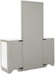 Coast2Coast Home™ Kiara 3-Piece Gold Foundry Mirrored Makeup Vanity Sets-4