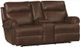 Bassett® Furniture Claremont Kobe Leather Loveseat with Console-0