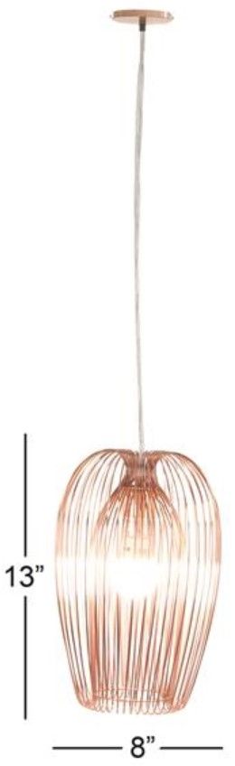Deco Marche Copper 9" Pendant Light-2