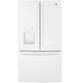 GE® 36" 25.6 Cu. Ft. High-Gloss White Freestanding French Door Refrigerator-0
