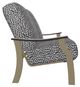 Telescope Casual St. Catherine Agra Classic/Beachwood Aluminum/Fabric Outdoor MGP Cushion Loveseat with Chestnut Rustic Arms-2