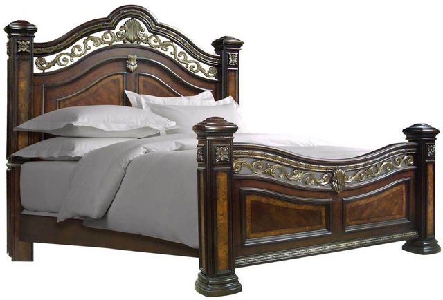 Steve Silver Co. Monte Carlo 4-Piece Cocoa Queen Bedroom Set-1