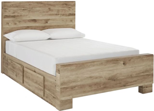 Signature Design by Ashley® Hyanna Tan Brown Youth Full Storage Panel Bed-0