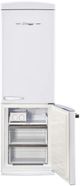 Unique® Appliances Classic Retro 24" 11.7 Cu. Ft. Marshmallow White Counter Depth Bottom Freezer Refrigerator-4