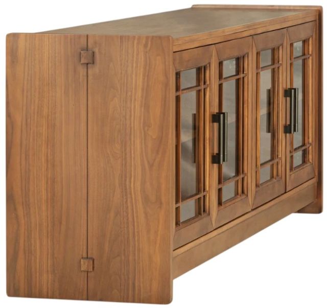 Flexsteel® Lincoln Walnut Entertainment Console-3