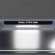 ZLINE 36" 19.6 Cu. Ft. White Matte Built-In French Door Refrigerator with Graphite Gray Interior-3