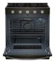 Whirlpool® 30" Black Stainless Steel Slide-In Gas Range with Air Cooking Technology-1