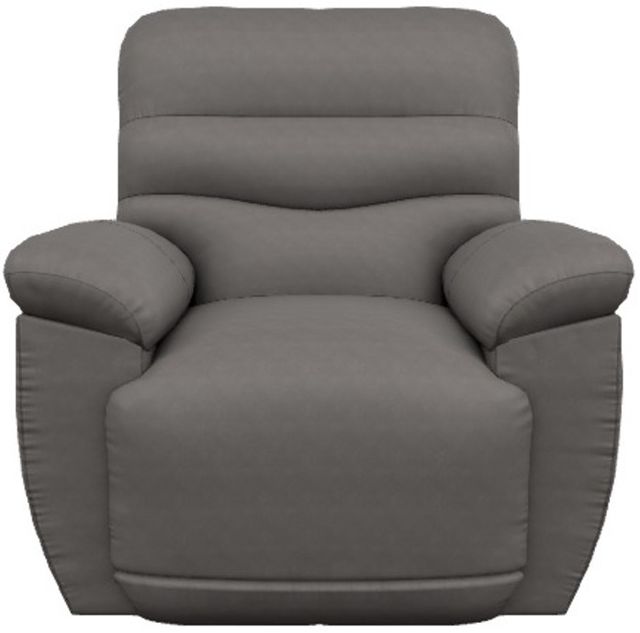 La-Z-Boy® Joshua Gray Leather Power Wall Recliner with Headrest and Lumbar-1