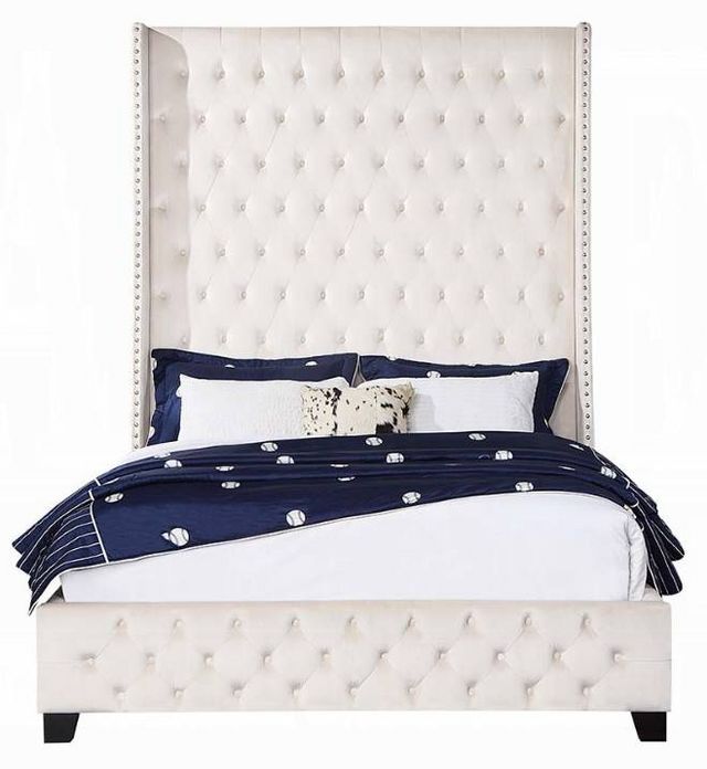 ACME Furniture Fabrice Beige Queen Panel Bed-1