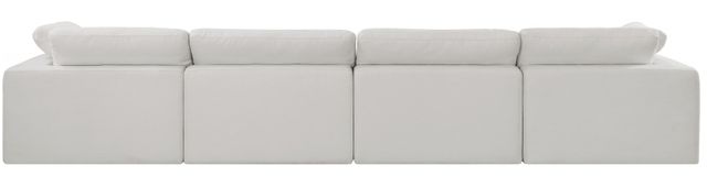 Meridian Furniture Comfy 4-Piece Cream 158" Modular Sectional-3