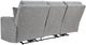 Signature Design by Ashley® Biscoe Pewter Power Reclining Sofa-3