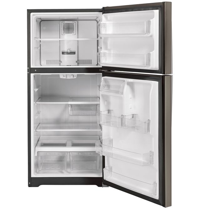 GE® 30" 19.1 Cu. Ft. Slate Top Freezer Refrigerator-3