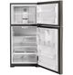 GE® 30" 19.1 Cu. Ft. Slate Top Freezer Refrigerator-3
