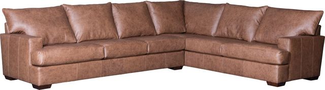 Mayo Customizable 2100L 2-Piece Leather L-Shape Sectional-0