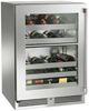 Perlick® Marine Stainless Steel 24" Dual Zone Solid Door Wine Reserve-0