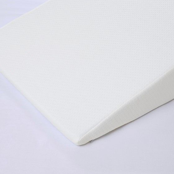 Olliix by Sleep Philosophy White Memory Foam Wedge Pillow-2