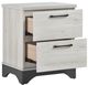 Homelegance® Westport Gray/White Oak Nightstand-3