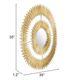 Zuo® Zeus Gold Mirror -3