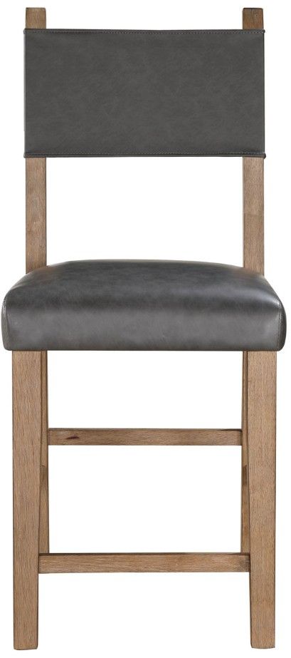 Steve Silver Co. Aubrey Driftwood/Gray Counter Stool-1