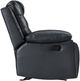 New Classic® Home Furnishings Nikko Black/Gray Manual Dual Reclining Sofa-4