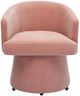 TOV Furniture Kristen Pink Rolling Desk Chair-3
