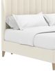 A.R.T. Furniture® Dante Custard King Wide Channel Upholstered Panel Bed -1