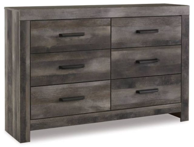 Signature Design by Ashley® Wynnlow 2-Piece Gray King Crossbuck Panel Bed Set-2