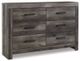 Signature Design by Ashley® Wynnlow 2-Piece Gray King Crossbuck Panel Bed Set-2