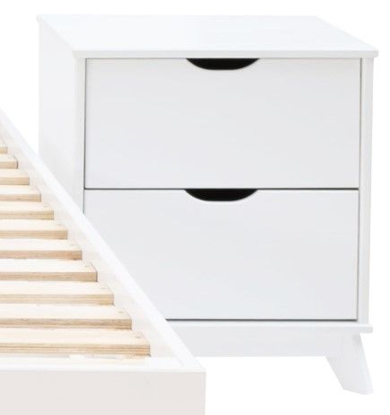 Powell® Portix 3-Piece White Youth Full Simple Bedroom Set-2