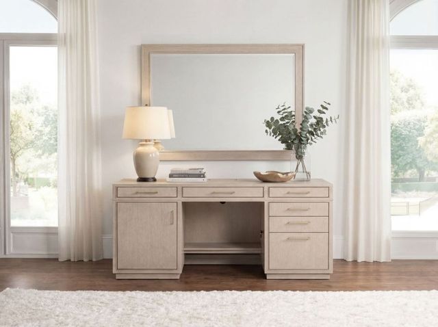 Hooker® Furniture Marlowe Polished Limestone Credenza-1