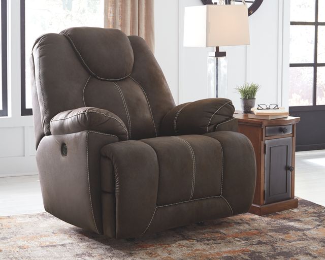 Signature Design by Ashley® Warrior Fortress Coffee Power Rocker Recliner-3