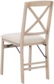 Linon Triena Gray Wash Folding Chair-5