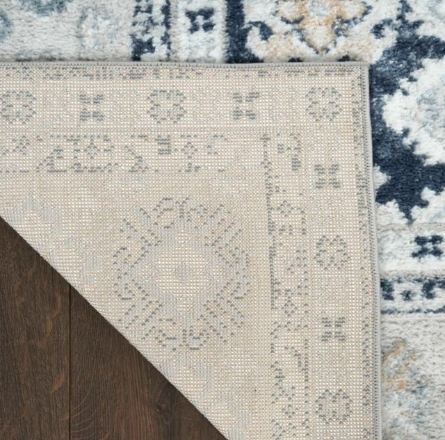 Nourison Home™ Dekor DEK02 Gray Navy 5'x7' Style 1 Area Rug-2
