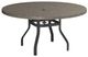 Homecrest™ Outdoor Living Customizable Stonegate Aluminum/Stone 54" Round Outdoor Dining Table with Universal Base and Umbrella Hole -0