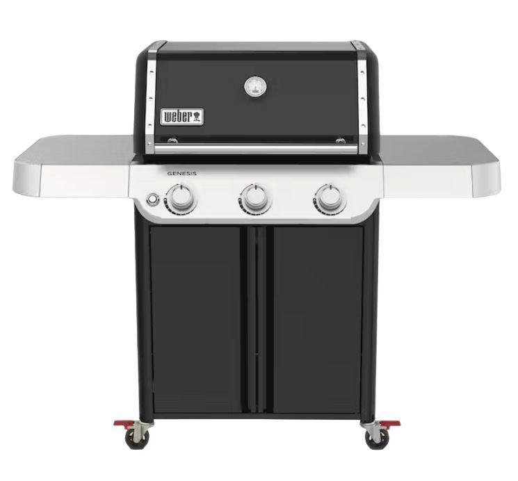 Weber® Grills® Genesis E-315 3-Burner Black Freestanding Liquid Propane Gas Grill