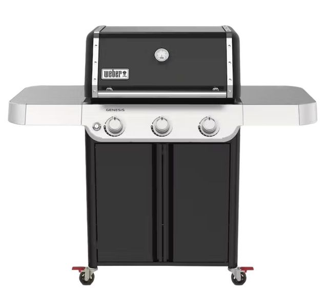 Weber® Grills® Genesis E-315 3-Burner Black Freestanding Liquid Propane Gas Grill-0