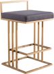 TOV Furniture Trevi Slub Grey Counter Stool-0