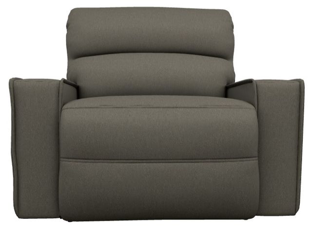La-Z-Boy® Maddox Smoke Power Reclining Chair and a Half with Headrest and Lumbar-1